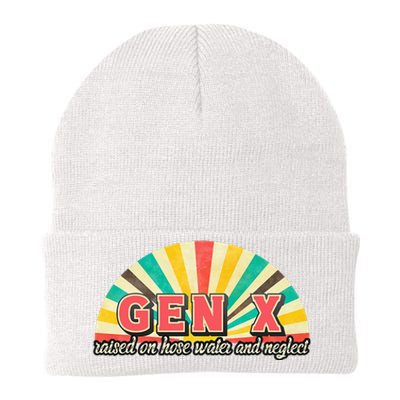 Gen X Raised On Hose Water And Neglect Generation Knit Cap Winter Beanie