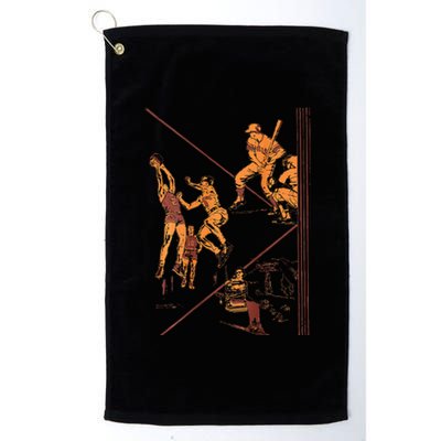 Gen X Raised On Garden Hose Water Retro Platinum Collection Golf Towel