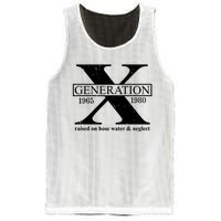 Generation X Raised On Hose Water & Neglect 1965 1980 Mesh Reversible Basketball Jersey Tank