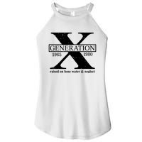 Generation X Raised On Hose Water & Neglect 1965 1980 Women’s Perfect Tri Rocker Tank