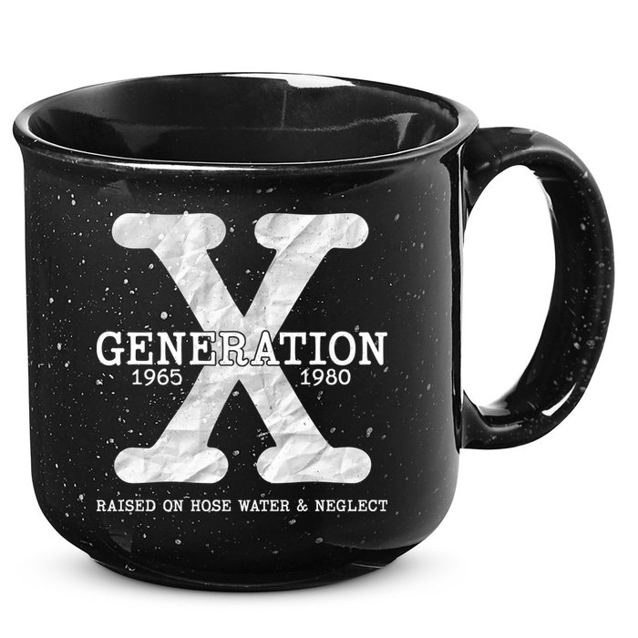 Generation X Raised On Hose Water And Neglect 15oz Campfire Ceramic Mug