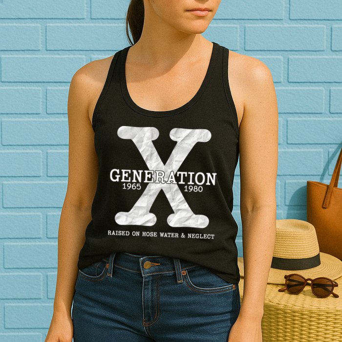 Generation X Raised On Hose Water And Neglect Womens Tank Top