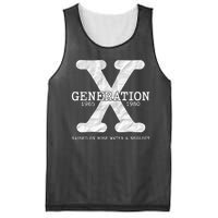 Generation X Raised On Hose Water And Neglect Mesh Reversible Basketball Jersey Tank