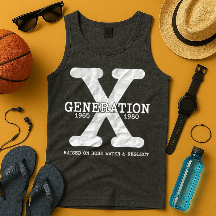 Generation X Raised On Hose Water And Neglect Tank Top