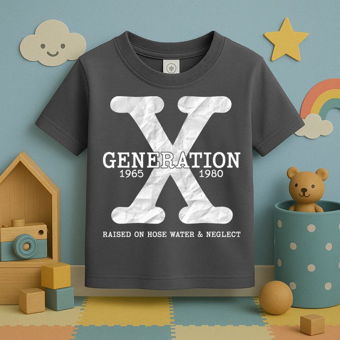 Generation X Raised On Hose Water And Neglect Toddler T-Shirt