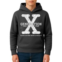 Generation X Raised On Hose Water And Neglect Kids Hoodie