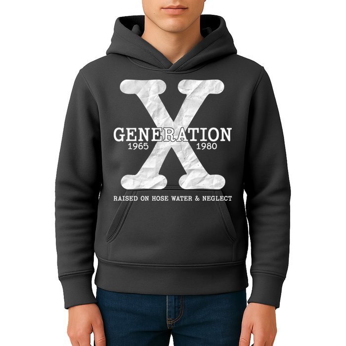 Generation X Raised On Hose Water And Neglect Kids Hoodie