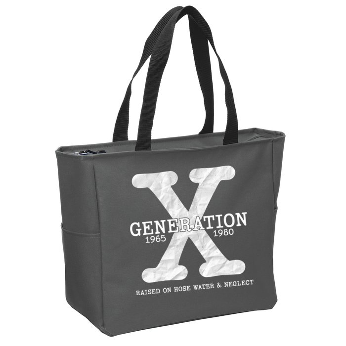 Generation X Raised On Hose Water And Neglect Zip Tote Bag