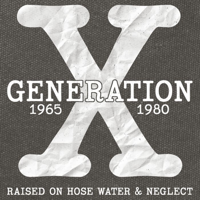 Generation X Raised On Hose Water And Neglect Cotton Canvas Backpack