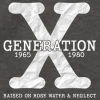 Generation X Raised On Hose Water And Neglect Vector Backpack