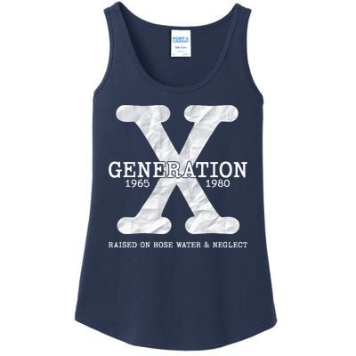 Generation X Raised On Hose Water And Neglect Ladies Essential Tank