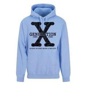 Generation X Raised On Hose Water And Neglect Unisex Surf Hoodie