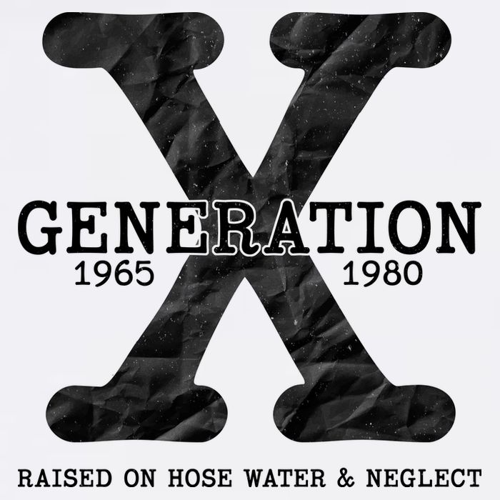 Generation X Raised On Hose Water And Neglect Garment-Dyed Sweatshirt