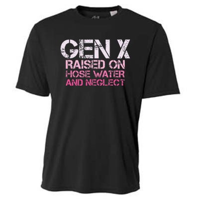 Gen X Raised On Hose Water And Neglect Humor Generation X Cooling Performance Crew T-Shirt