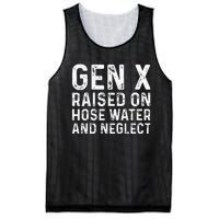 Generation X Raised On Hose Water And Neglect Mesh Reversible Basketball Jersey Tank