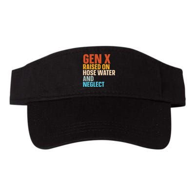 Gen X Raised On Hose Water And Neglect Valucap Bio-Washed Visor