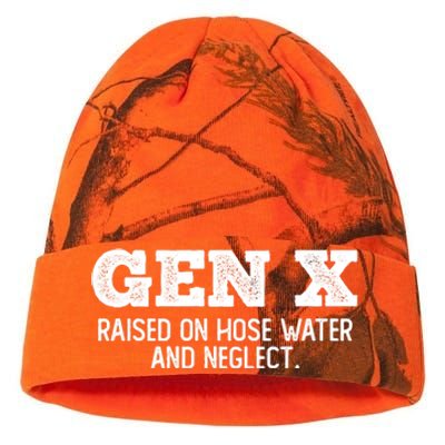 Gen X Raised On Hose Water And Neglect Kati Licensed 12" Camo Beanie