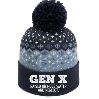 Gen X Raised On Hose Water And Neglect The Baniff Cuffed Pom Beanie