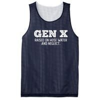 Gen X Raised On Hose Water And Neglect Mesh Reversible Basketball Jersey Tank