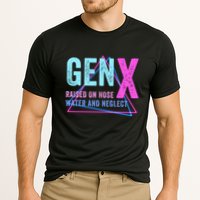 Gen X Raised On Hose Water And Neglect Funny Meme Vintage Generation X Performance Shirt