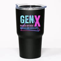 Gen X Raised On Hose Water And Neglect Funny Meme Vintage Generation X Tumbler