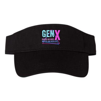 Gen X Raised On Hose Water And Neglect Funny Meme Vintage Generation X Visor