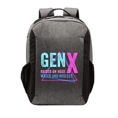 Gen X Raised On Hose Water And Neglect Funny Meme Vintage Generation X Vector Backpack