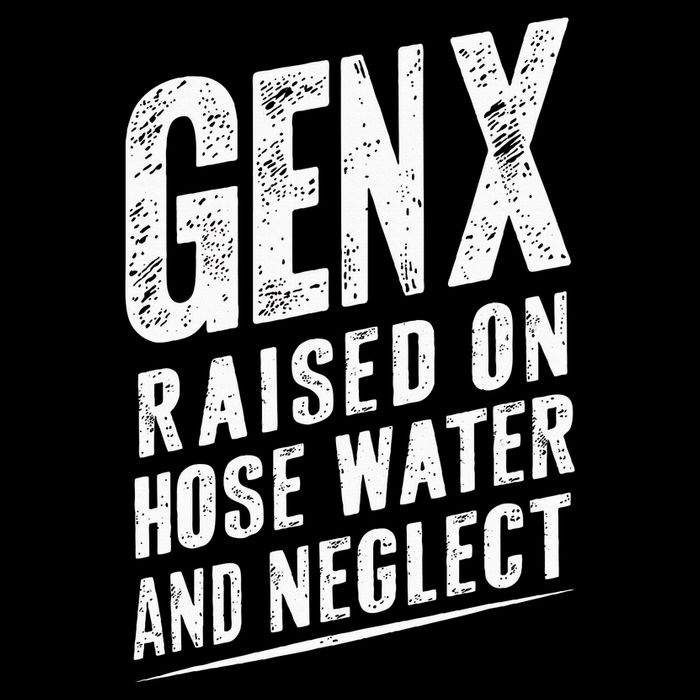 Gen X Raised On Hose Water And Neglect Gen X Full-Length Apron With Pockets