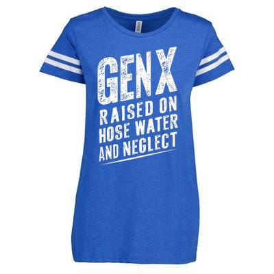 Gen X Raised On Hose Water And Neglect Gen X Enza Ladies Jersey Football T-Shirt