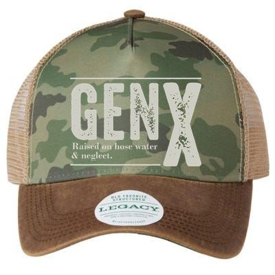 Gen X Raised On Hose Water And Neglect Humor Generation X Legacy Tie Dye Trucker Hat