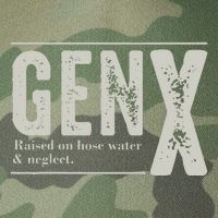 Gen X Raised On Hose Water And Neglect Humor Generation X Legacy Tie Dye Trucker Hat