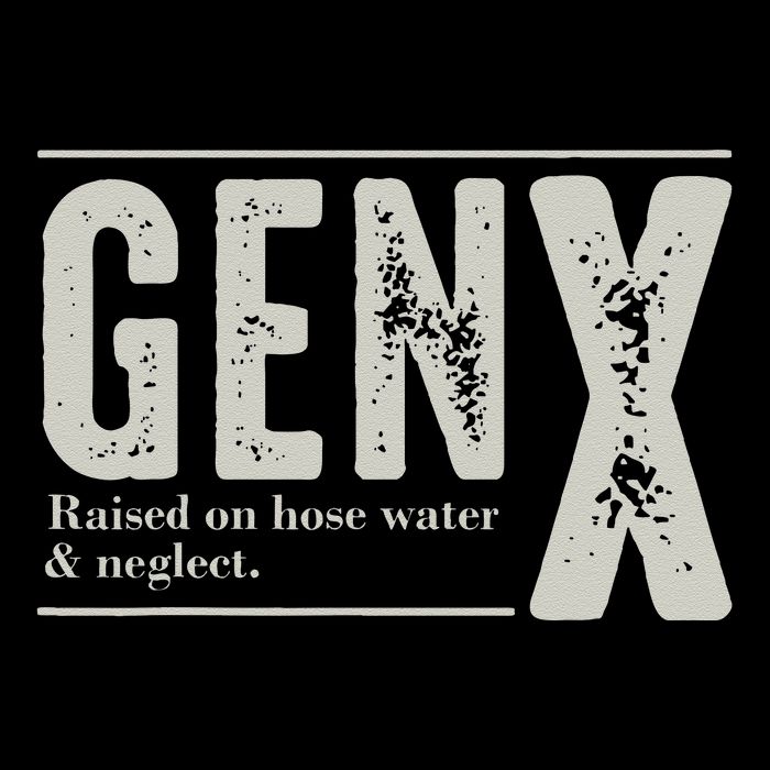 Gen X Raised On Hose Water And Neglect Humor Generation X Impact Tech Backpack