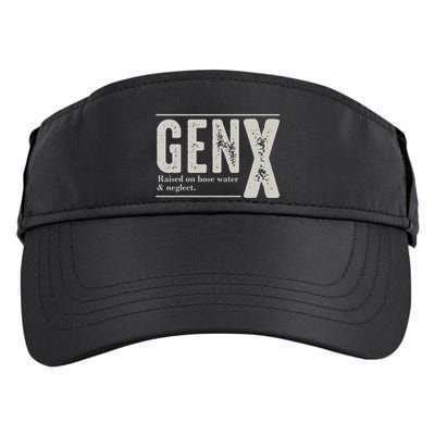 Gen X Raised On Hose Water And Neglect Humor Generation X Adult Drive Performance Visor