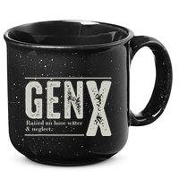 Gen X Raised On Hose Water And Neglect Humor Generation X 15oz Campfire Ceramic Mug