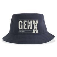 Gen X Raised On Hose Water And Neglect Humor Generation X Sustainable Bucket Hat
