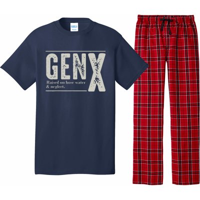 Gen X Raised On Hose Water And Neglect Humor Generation X Pajama Set