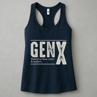 Gen X Raised On Hose Water And Neglect Humor Generation X Womens Tank Top