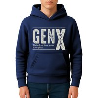 Gen X Raised On Hose Water And Neglect Humor Generation X Kids Hoodie