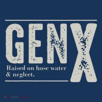 Gen X Raised On Hose Water And Neglect Humor Generation X Zip Tote Bag