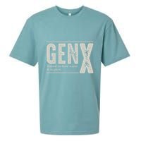 Gen X Raised On Hose Water And Neglect Humor Generation X Sueded Cloud Jersey T-Shirt