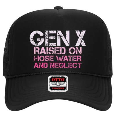Gen X Raised On Hose Water And Neglect Humor Generation X Trucker Hat