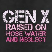 Gen X Raised On Hose Water And Neglect Humor Generation X Microfiber Hand Towel