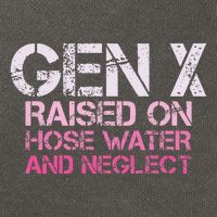 Gen X Raised On Hose Water And Neglect Humor Generation X Cotton Canvas Backpack