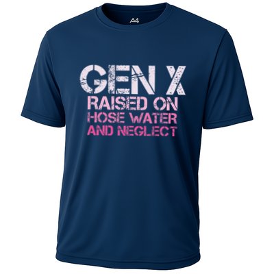 Gen X Raised On Hose Water And Neglect Humor Generation X Performance Shirt