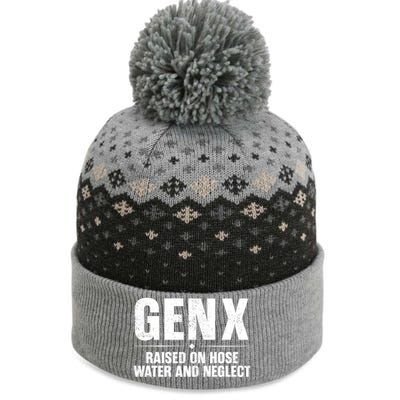 Gen X Raised On Hose Water And Neglect Generation X The Baniff Cuffed Pom Beanie