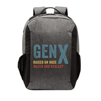 Gen X Raised On Hose Water And Neglect Funny Meme Vintage Generation X Vector Backpack
