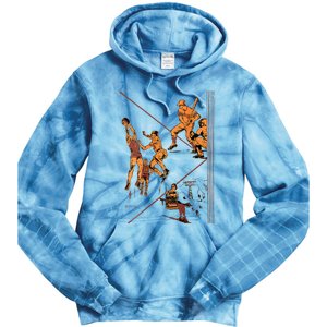 Gen X Raised On Garden Hose Water Retro Tie Dye Hoodie