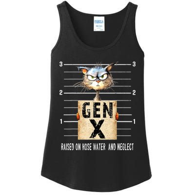 Gen X Raised On Hose Water And Neglect Funny Gen X Ladies Essential Tank