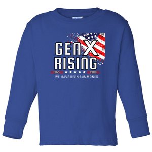 Gen X Rising We Have Been Summoned Toddler Long Sleeve Shirt