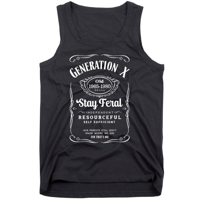 Generation X Stay Feral Tank Top